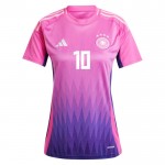 Günstige Fußballtrikots Deutschland Musiala 10 Frauens Auswärtstrikot EURO 2024 Kurzarm